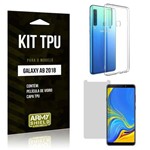 Kit Capa Silicone Samsung Galaxy A9 2018 Capa de Silicone + Película de Vidro - Armyshield