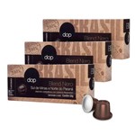 Kit Cápsulas Dop Espresso Blend Nero Compatível com Cafeteiras Nespresso - 3 Caixas