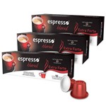 Kit Cápsulas Espresso Blend Extra Forte para Nespresso - 3 Caixas