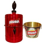 Kit Chopeira Brahma Alumínio 5,1 Litros + Balde Extra Luxo