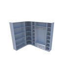 Kit Closet Modular M2 (armário, Colmeia, Sapateira, Loja, Roupas