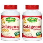 Kit 2 Colágeno Hidrolisado Puro + Vitamina C 240 Comprimidos Unilife