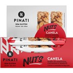 Kit com 12 Barras Pinati Nuts Canela 30g