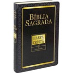 Kit com 10 Bíblias Sagradas Harpa Cristã Grande Preta