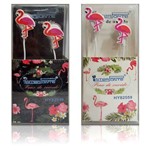 Kit com 4 Fone de Ouvido Universal Flamingo Estéreo