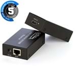 Kit com 5 Extensor HDMI 60 Metros - Cat-6 - 3D - 1080P