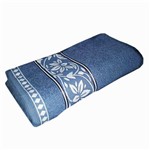 Kit com 5 Toalhas de Banho Ornato Olinda 70x1,40cm Azul