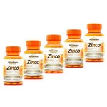 Kit com 5 Zinco 7mg - Sundown Vitaminas - 90 Comprimidos