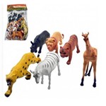 Kit com 6 Animais do Zoologicos Emborrachado