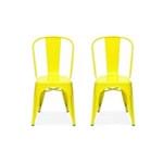 Kit com 2 Cadeiras Tolix Amarela FD1060AM_KIT2UN