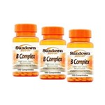 Kit com 3 Complexo B - Sundown Vitaminas - 100 Comprimidos