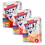Kit com 3 Diet Way Shake - 420 Gramas - Midway