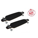 Kit com Dois Super Skate Long Radical 821 Fenix