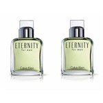 Kit com 2 Eternity For Men Eau de Toilette Masculino 100 Ml - Calvin Klein