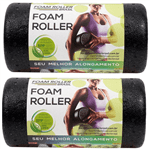 Kit com 2 Foam Rollers 30 X 15cm