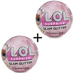 Kit com 2 Mini Boneca Surpresa - Lol - Glam Glitter