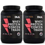 Kit Combo 2x Whey Protein Concentrado 900g - Dux