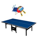 Kit Completo Mesa de Ping Pong 1084 Mdf 18mm Klopf 76kg