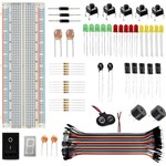 Kit Componentes Eletronicos Protoboard Led Buzzer Display