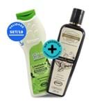 Kit Condicionador Controle de Oleosidade Aromas Verdes Ecovet 200ml+Shampoo Eco Shower Camomila Ecov