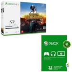 Kit Console Microsoft Xbox One S 1tb + Playerunknowns Battlegrouns + Live Gold 12 Meses