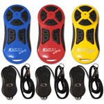 Kit 3 Controles Jfa K1200 Completos - Azul/vermelho/amarelo