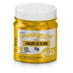 Kit Corante Gel Alimentício Mix 15g Amarelo Gema-16 Unidades