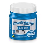 Kit Corante Gel Alimentício Mix Azul Anis 15g -06 Unidades