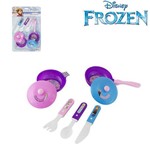 Kit Cozinha Infantil com 7 Pecas na Cartela Frozen