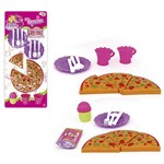 Kit Cozinha Infantil com Pizza e Acessorios Glam Girls Sortidos na Cartela Wellkids