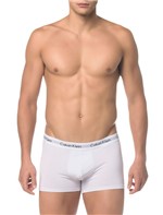 Kit 3 Cuecas Calvin Klein Underwear Low Rise Trunk Branca - G
