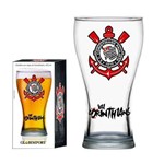 Kit de 4 Copos de Vidro Cerveja Chopp 470 Ml Shape Corinthians