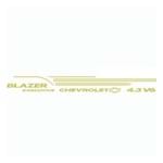 Kit de Adesivos Laterais Blazer Executive 2003
