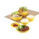 Kit de Bowl Oriental B914 Amarelo Basic Kitchen