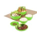 Kit de Bowl Oriental Verde Basic Kitchen