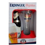 Kit de Cerveja Erdinger Weissbier com 1 Garrafa e 1 Copo