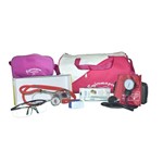 Kit de Enfermagem C/ Bolsa Pink - Aparelho Vermelho e Nec. Pink