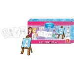 Kit de Pintura em Tela Princesa do Gelo Brincadeira de Criança