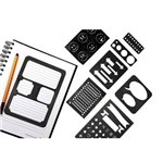 Kit de Stencil para Planner/ Bullet Journal - 10 Peças