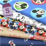 Kit de Tecido Mickey Mouse (30x70) 5 Estampas