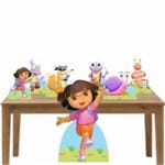 Kit Decoração de Festa Totem e Display 7pçs - Dora Aventureira
