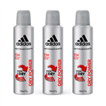 Kit Desodorante Aerossol Adidas Masculino com 3 Unidades