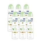 Kit Desodorante Aerossol Dove Go Fresh Pepino 150ml 6 Unidades