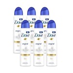 Kit Desodorante Aerossol Dove Original 150ml 6 Unidades