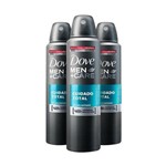 Kit Desodorante Antitranspirante Aerosol Dove Men+Care Cuidado Total 150mL Leve 3 Pague 2