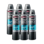 Kit Desodorante Antitranspirante Aerosol Dove Men Cuidado Total 150ml Leve 6 Pague 4