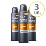 Kit Desodorante Dove Men Care Energy Dry Aerosol 3 Un