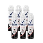 Kit Desodorante Rexona Antibacteriano Invisible 150ml 6 Uni