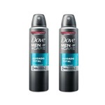 Kit 2 Desodorantes Aerossol Antitranspirante Dove Men Cuidado Total 150ml - 50% Off 2ªun