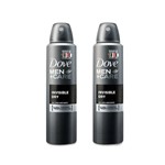 Kit 2 Desodorantes Aerossol Antitranspirante Dove Men Invisible Dry 150ml - 50% Off 2ªun